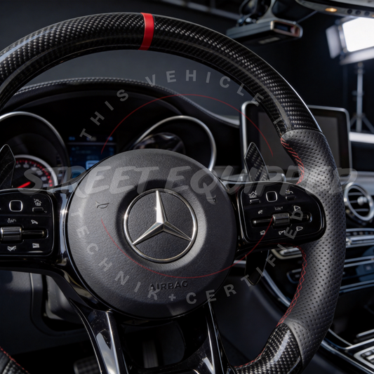 MB W205 C-Class Carbon Steering Wheel image 2
