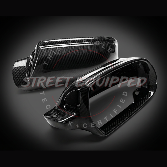 Audi B8 Carbon Mirror Caps image 2