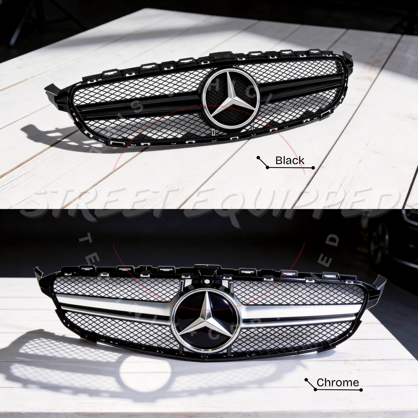 MB W205 C-Class AMG Grill V2
