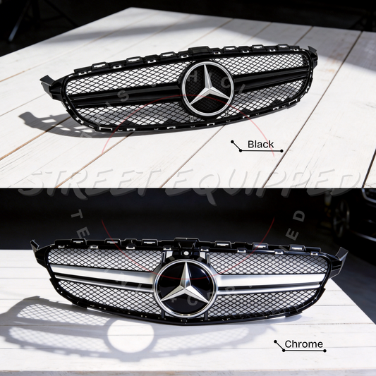 MB W205 C-Class AMG Grill V2 image 2