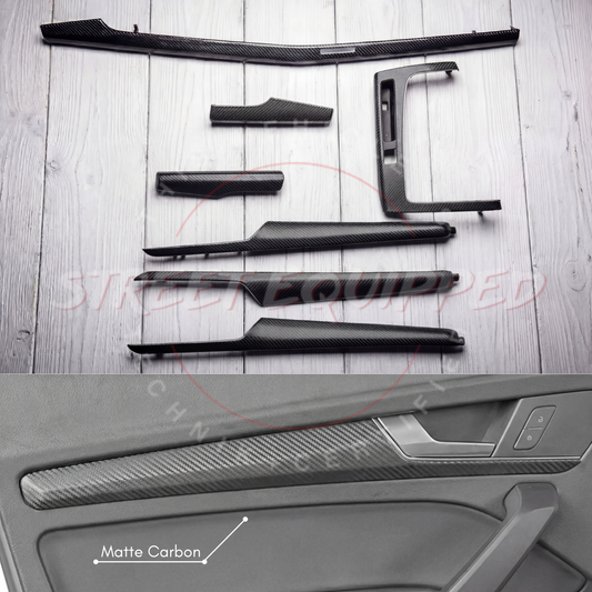 Audi B9Q Carbon Fiber Interior Trim image 2