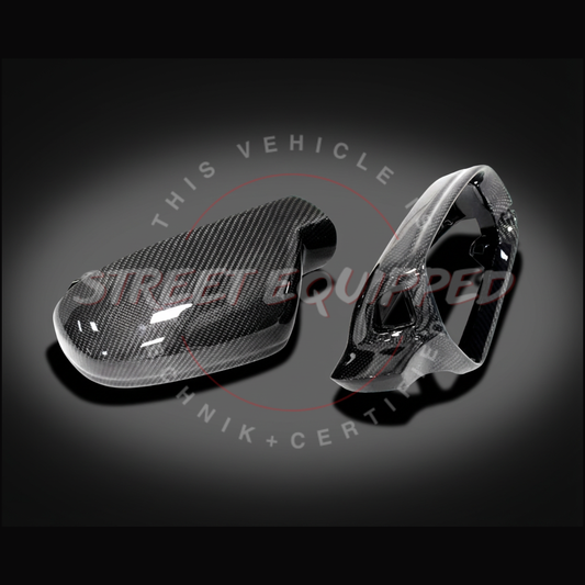 Audi B8 Carbon Mirror Caps image 3