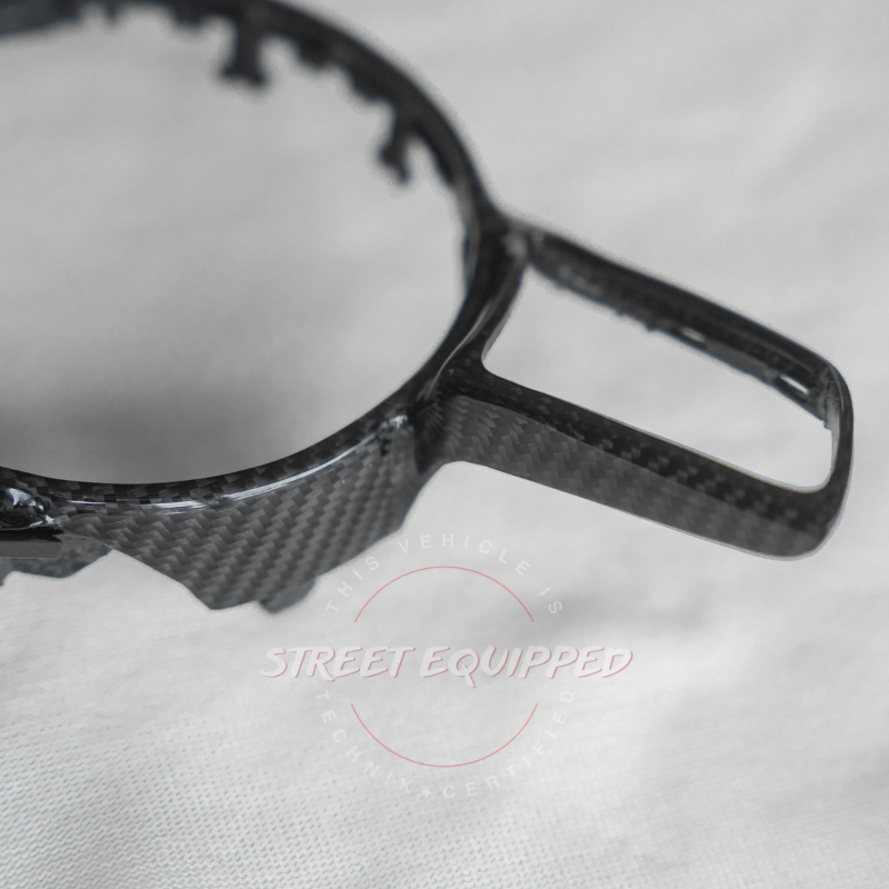 Carbon Fiber Frame - Steering Wheel with Round Airbag