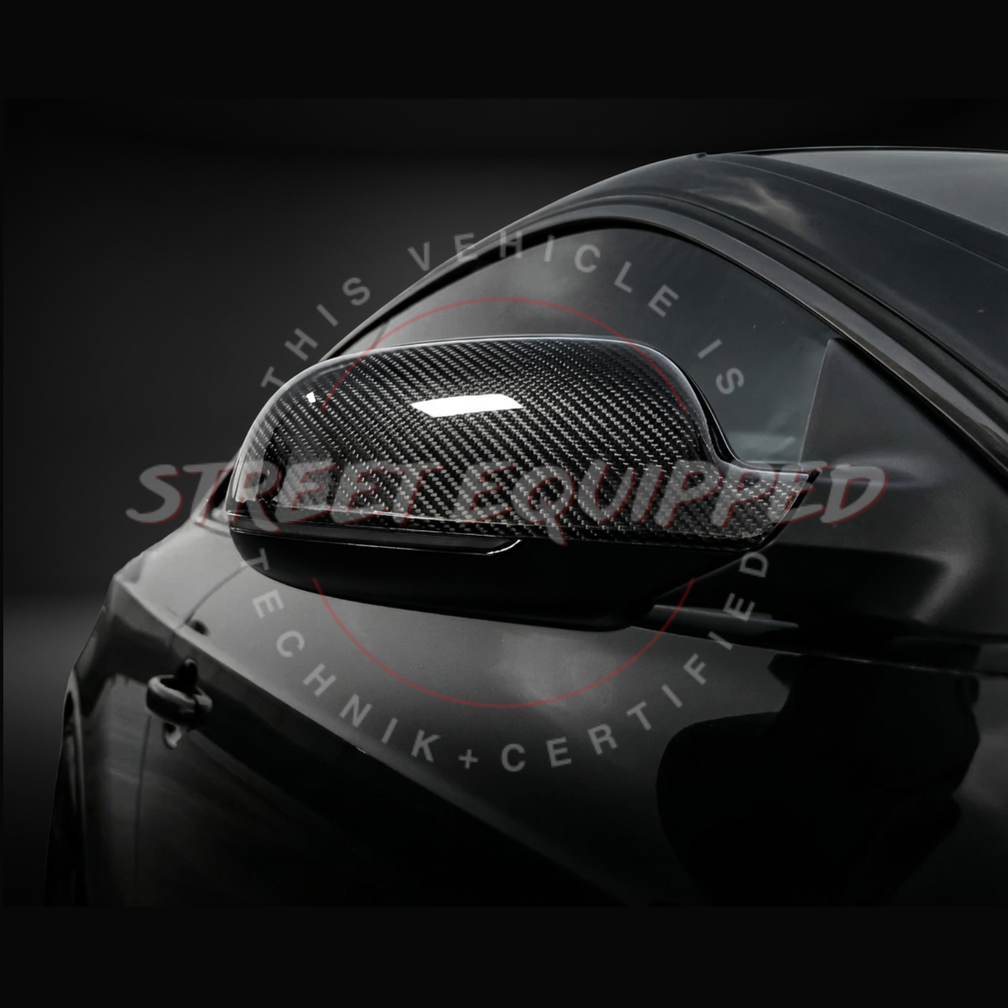 Audi B8 Carbon Mirror Caps