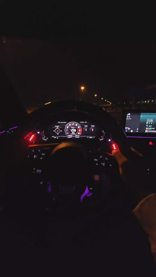 Magnetic Paddle shifter with RPM shift light