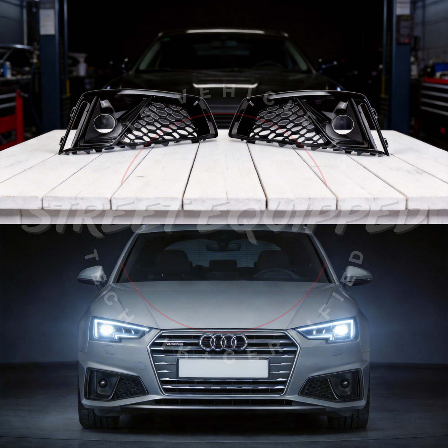 Audi B9 A4/S4 Fog Grill (All variants)