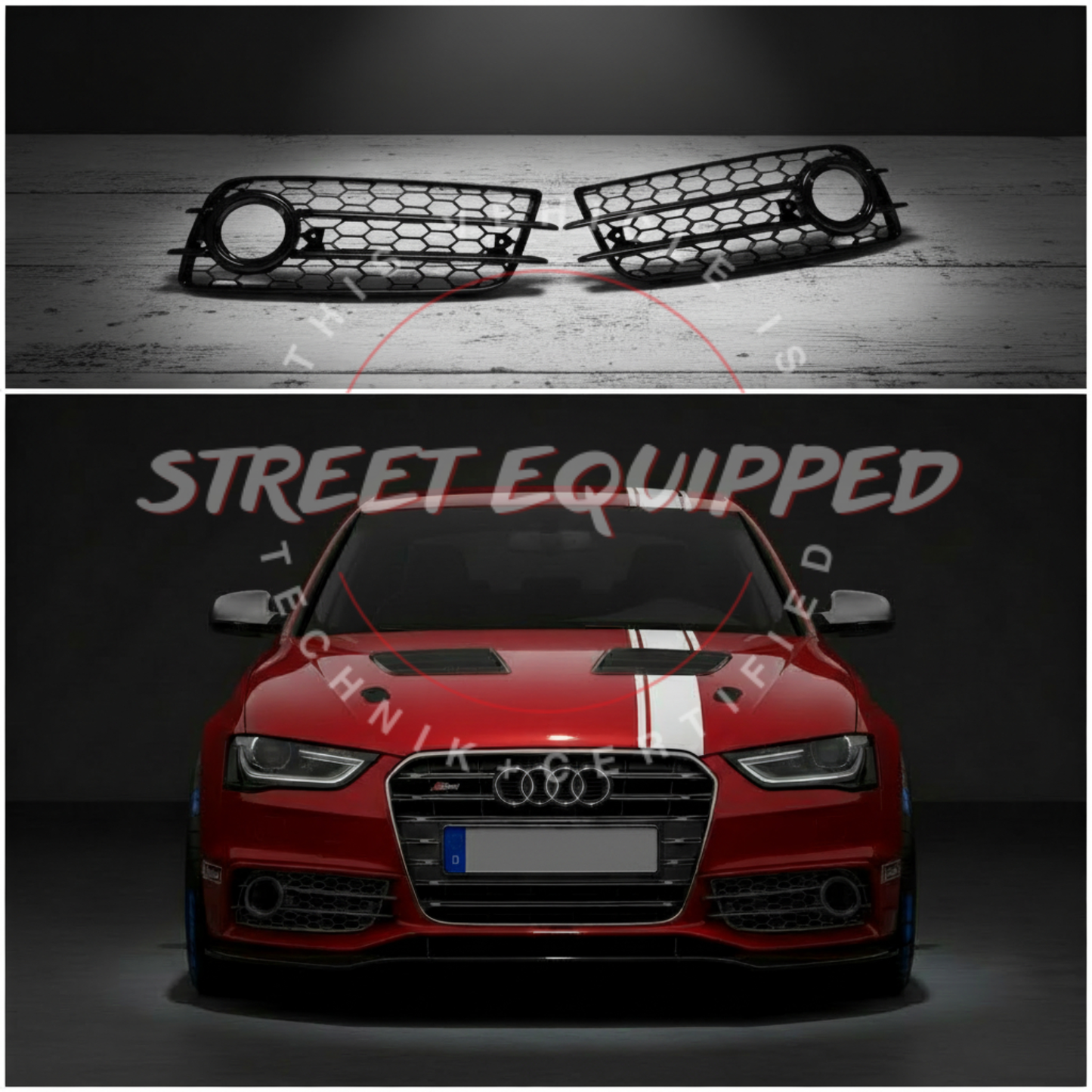 Audi B8.5 A4/S4 Fog Grill