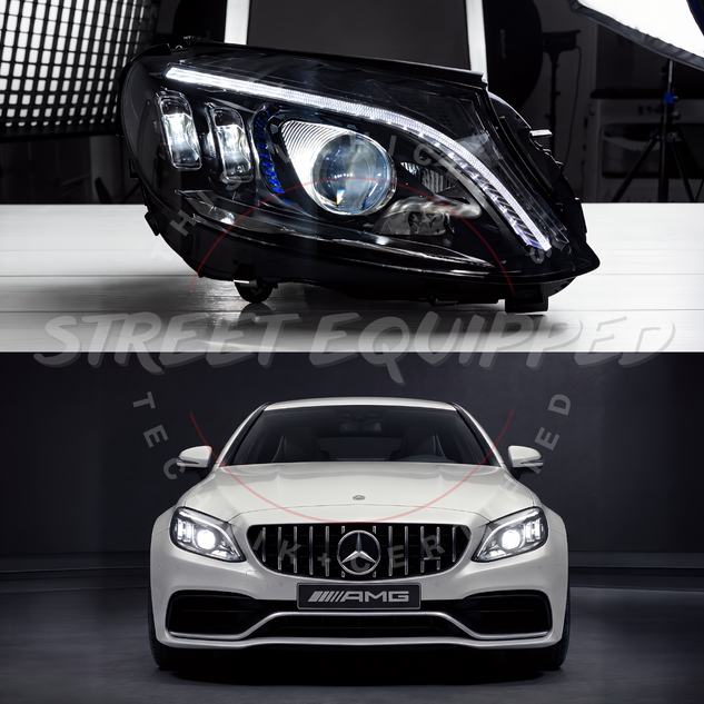 MB W205 C-Class LCI Headlight