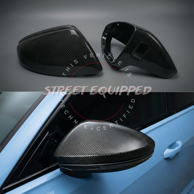 Audi C8 Carbon Mirror Caps