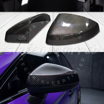 Audi 8V Carbon Fiber Mirror Caps