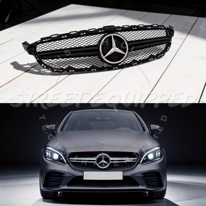 MB W205 C-Class AMG Grill V2