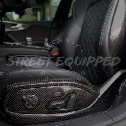 Audi B9 S/RS Carbon Fiber Side Seat Panels