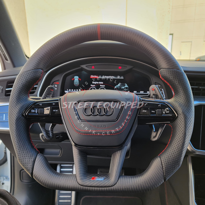 Audi Custom Carbon Steering Wheel - V2 for C8