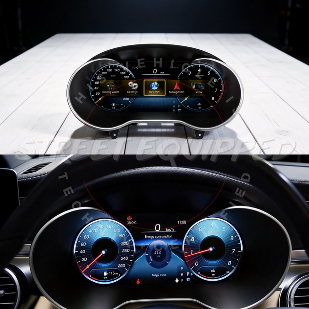 MB W205 C/GLC LCD Instrument Cluster