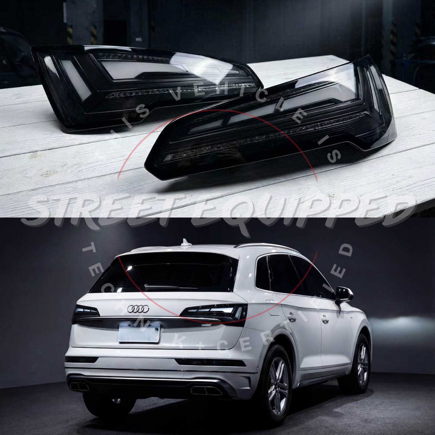 Audi B9/B9.5 Q5 Clear Tail Light
