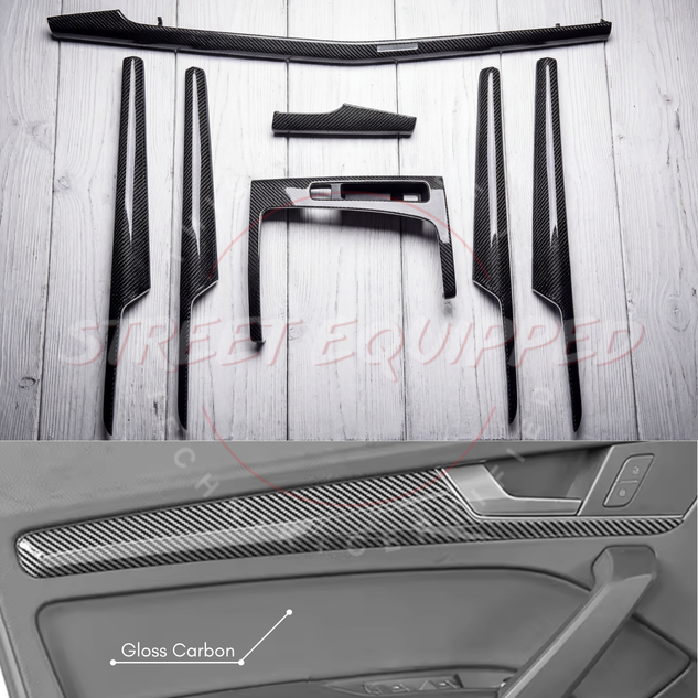 Audi B9Q Carbon Fiber Interior Trim