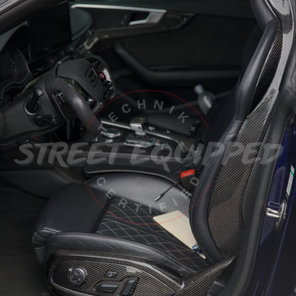 Audi B9 S/RS Carbon Fiber Side Seat Panels