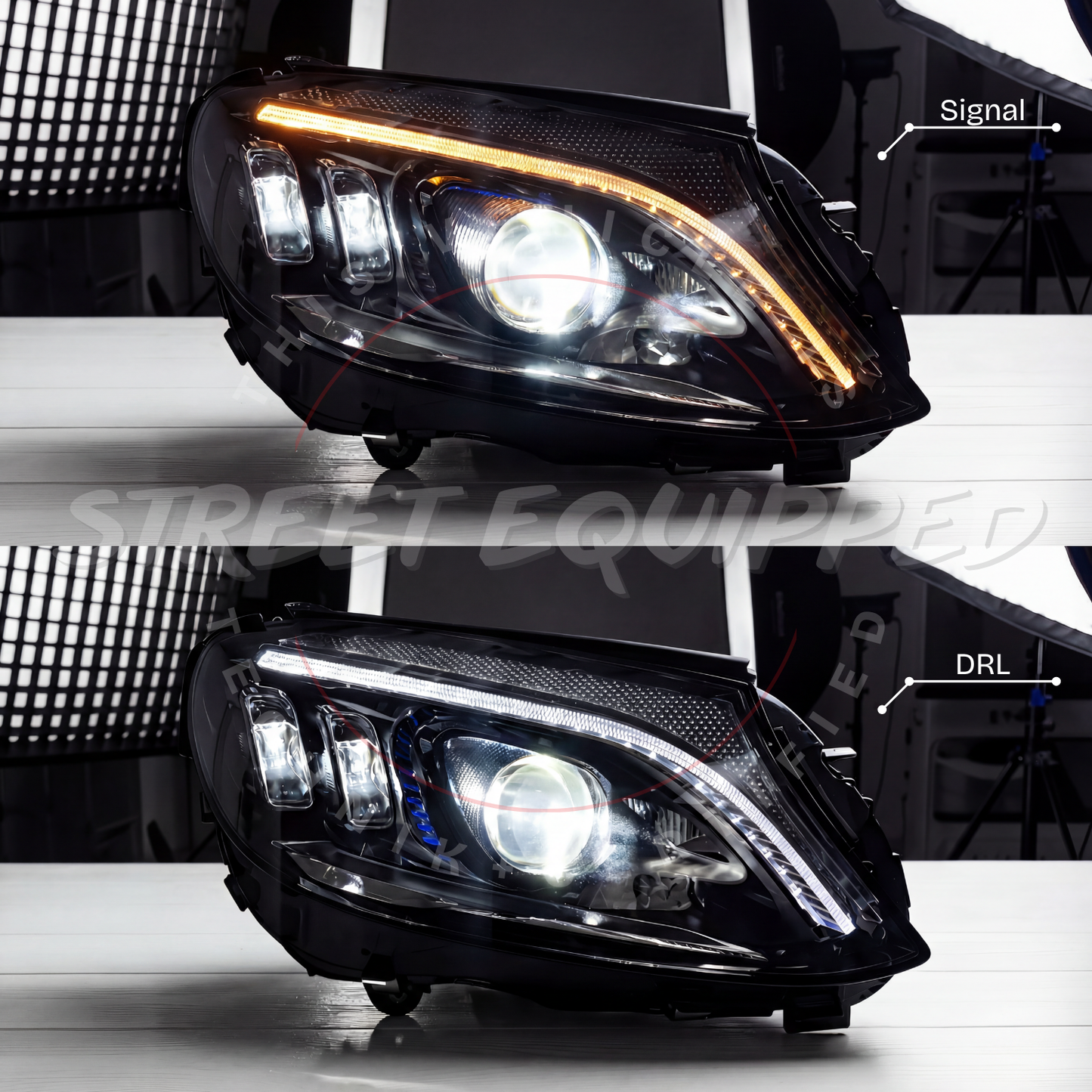 MB W205 C-Class LCI Headlight