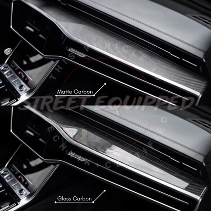 Audi C8 Carbon Fiber Interior Trim