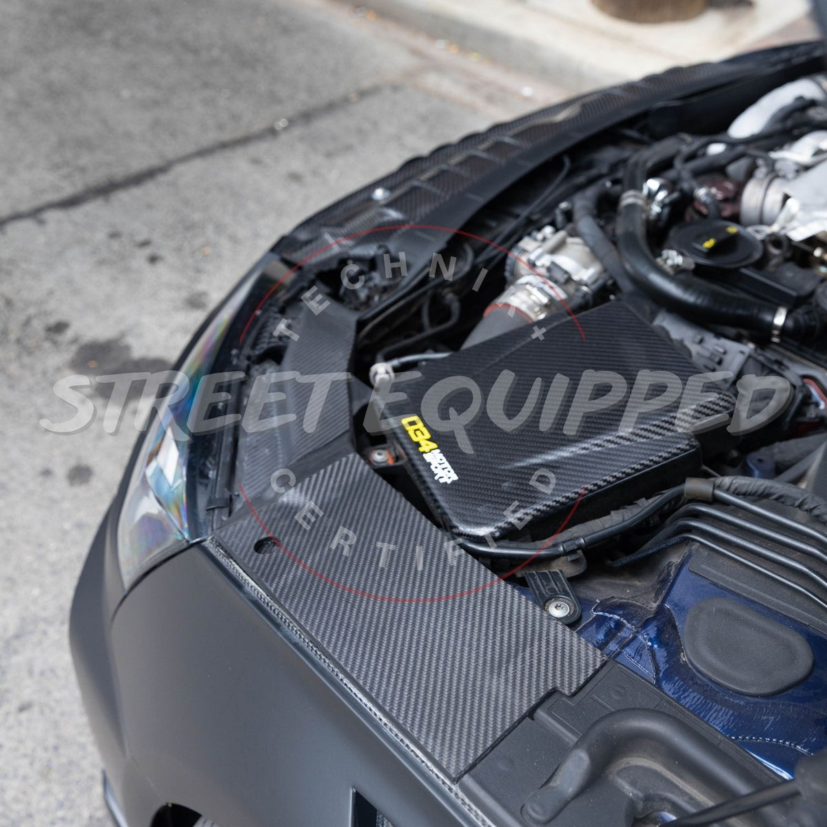 Audi B9 A/S/RS Carbon Fiber Side Engine Bay Cover