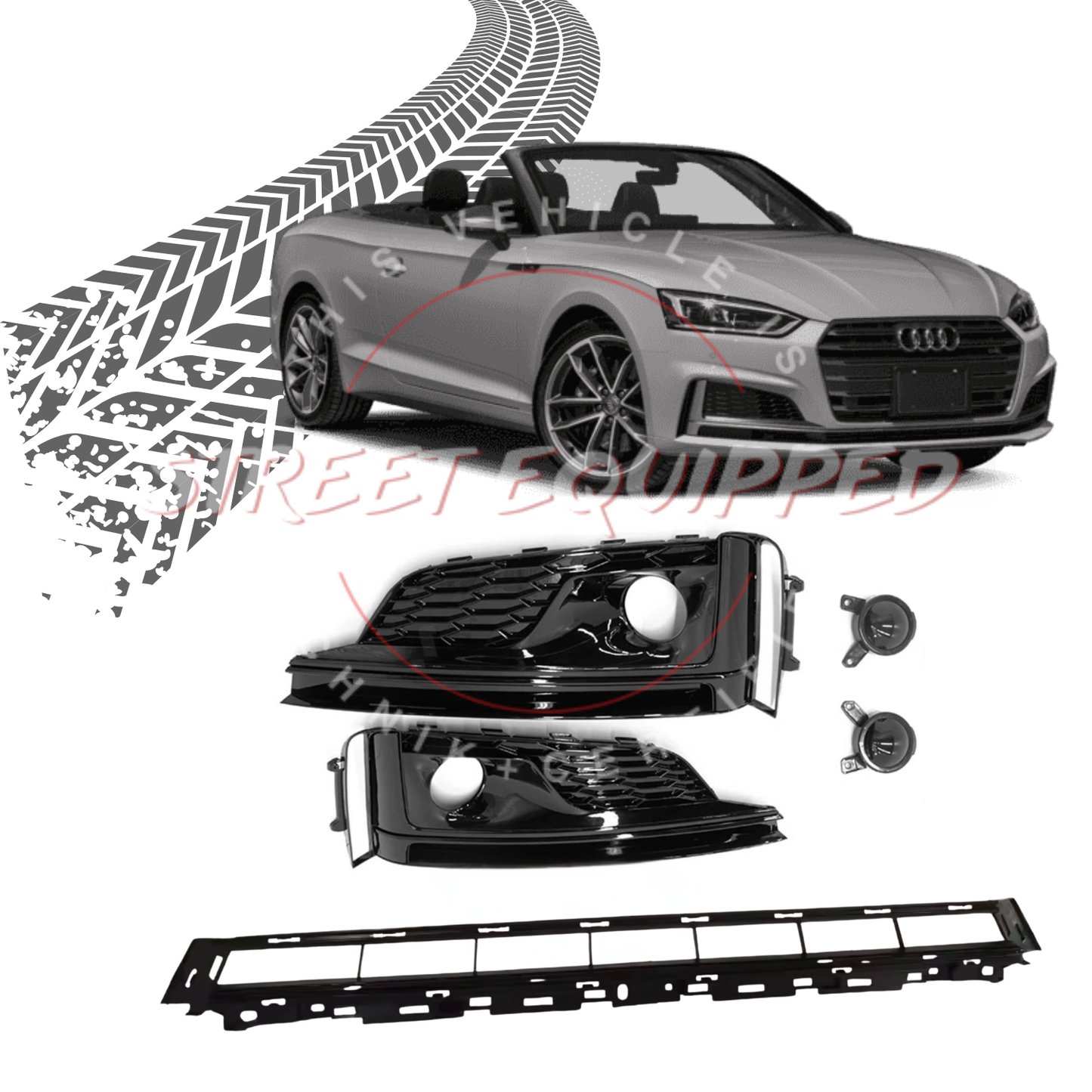 Audi B9 A5/S5 2018-2019 Fog Grill