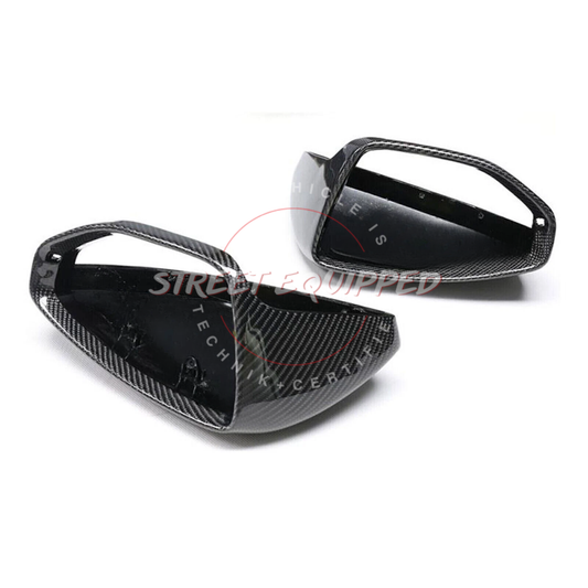 Audi C8 Carbon Mirror Caps image 3