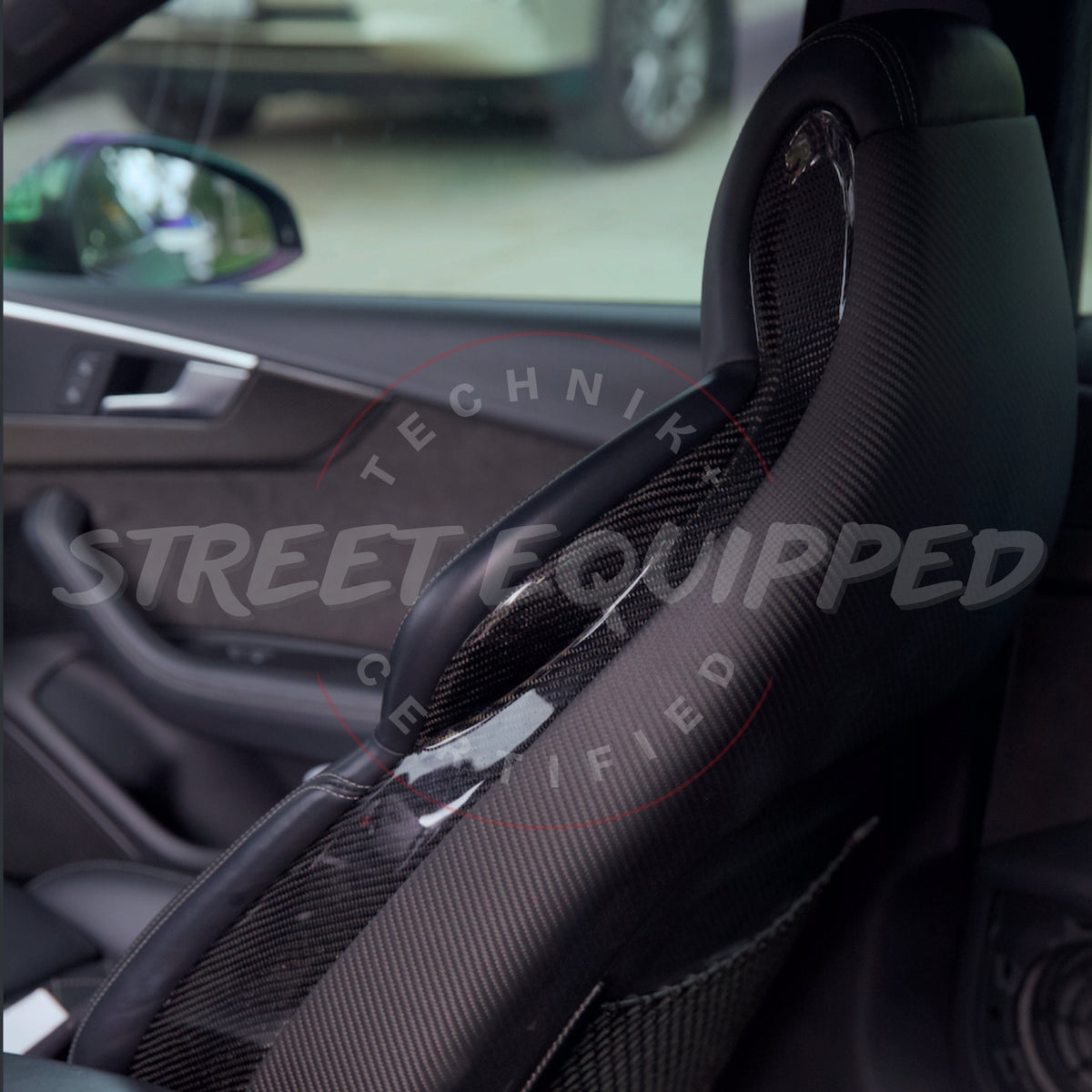 Audi B9 S/RS Carbon Fiber Side Seat Panels