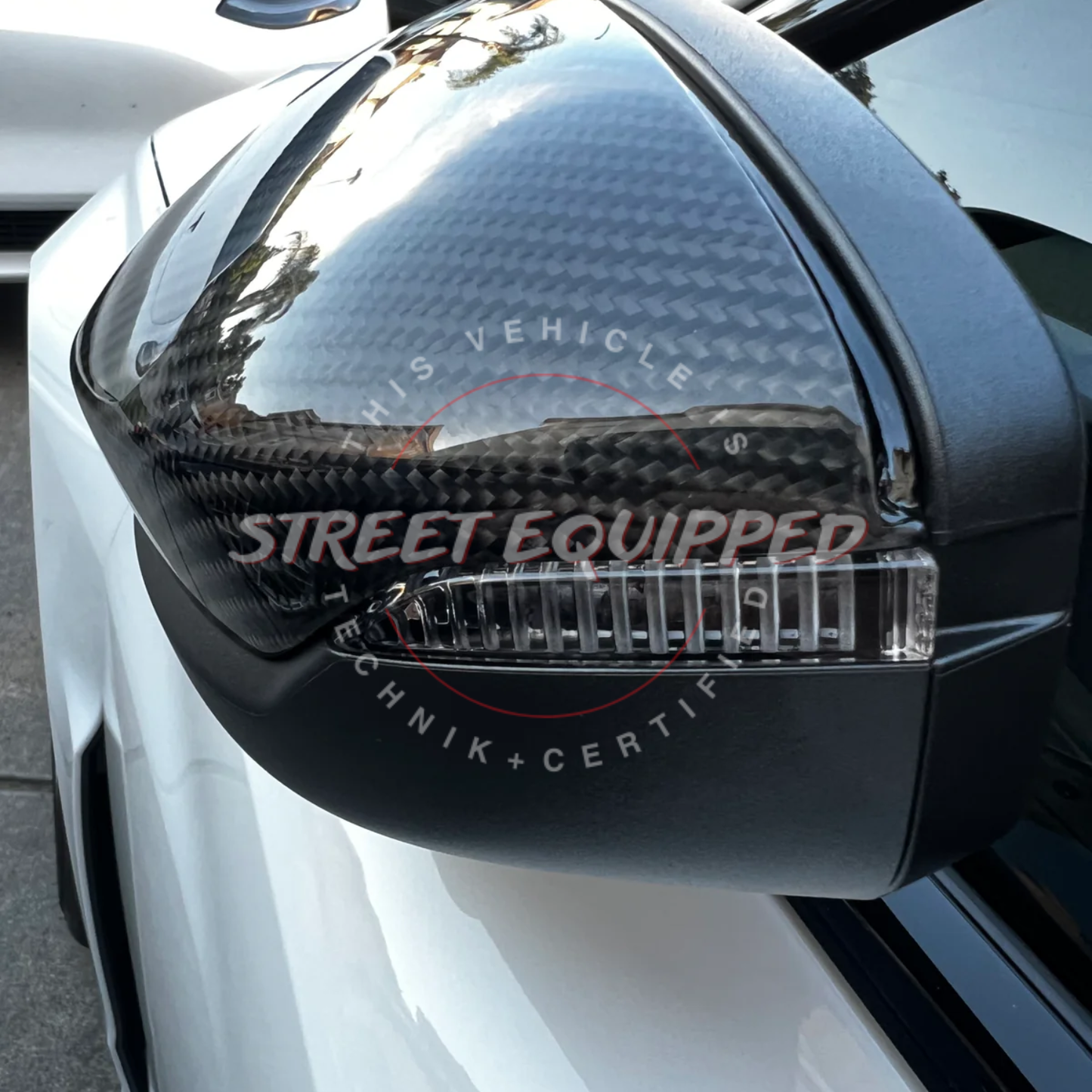 Audi 8Y Dry Carbon Mirror Caps