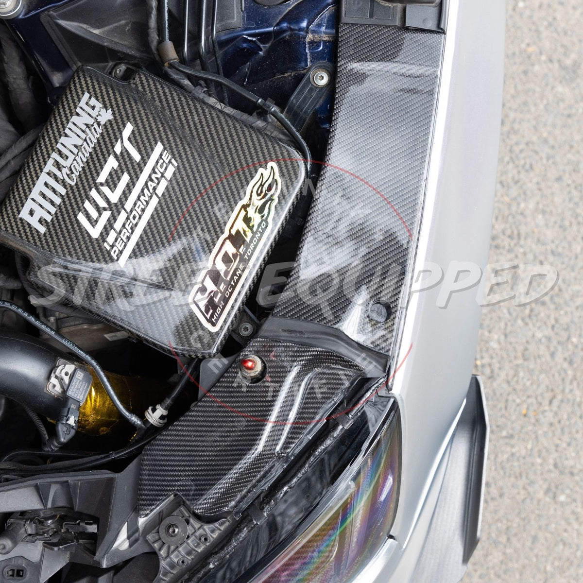 Audi B9 A/S/RS Carbon Fiber Side Engine Bay Cover