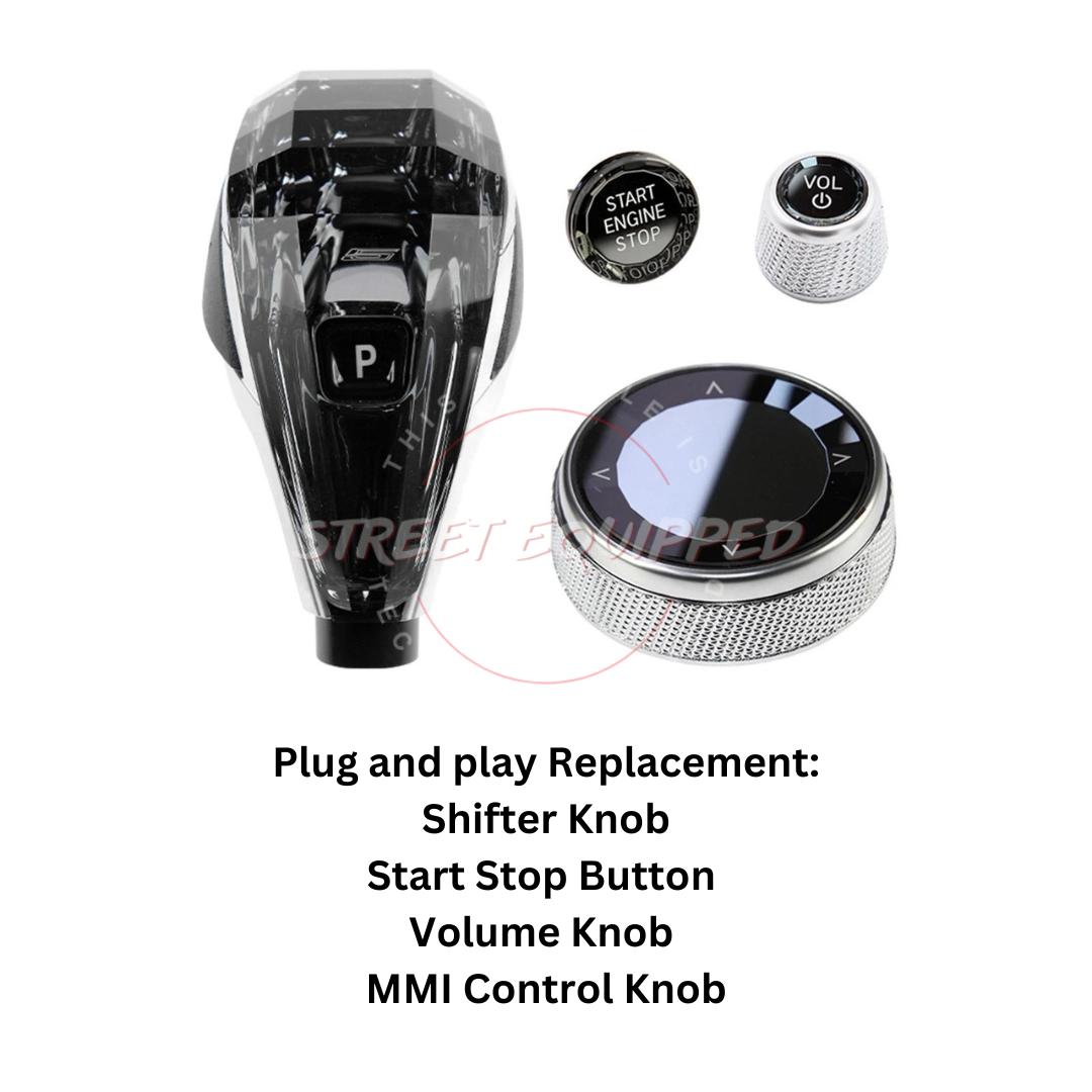 BMW Crystal knob kit (4-piece)