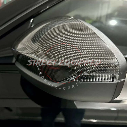 Audi 8Y Dry Carbon Mirror Caps