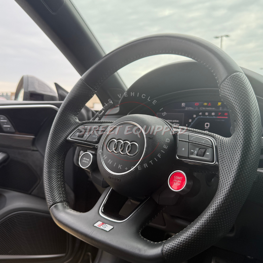 Audi RS steering wheel buttons