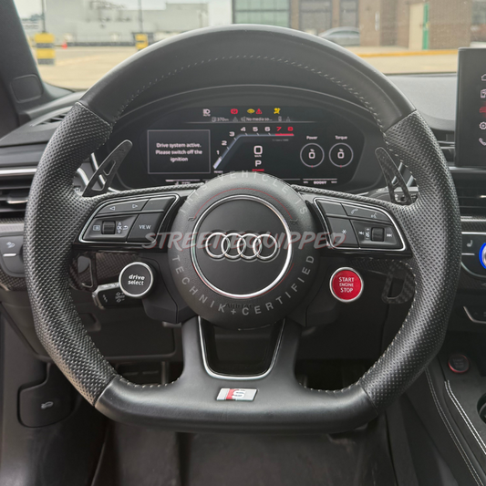 Audi RS steering wheel buttons