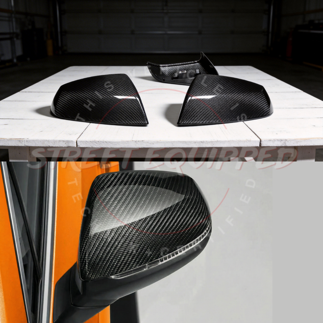Audi B9/4M Carbon Fiber Mirror Cap