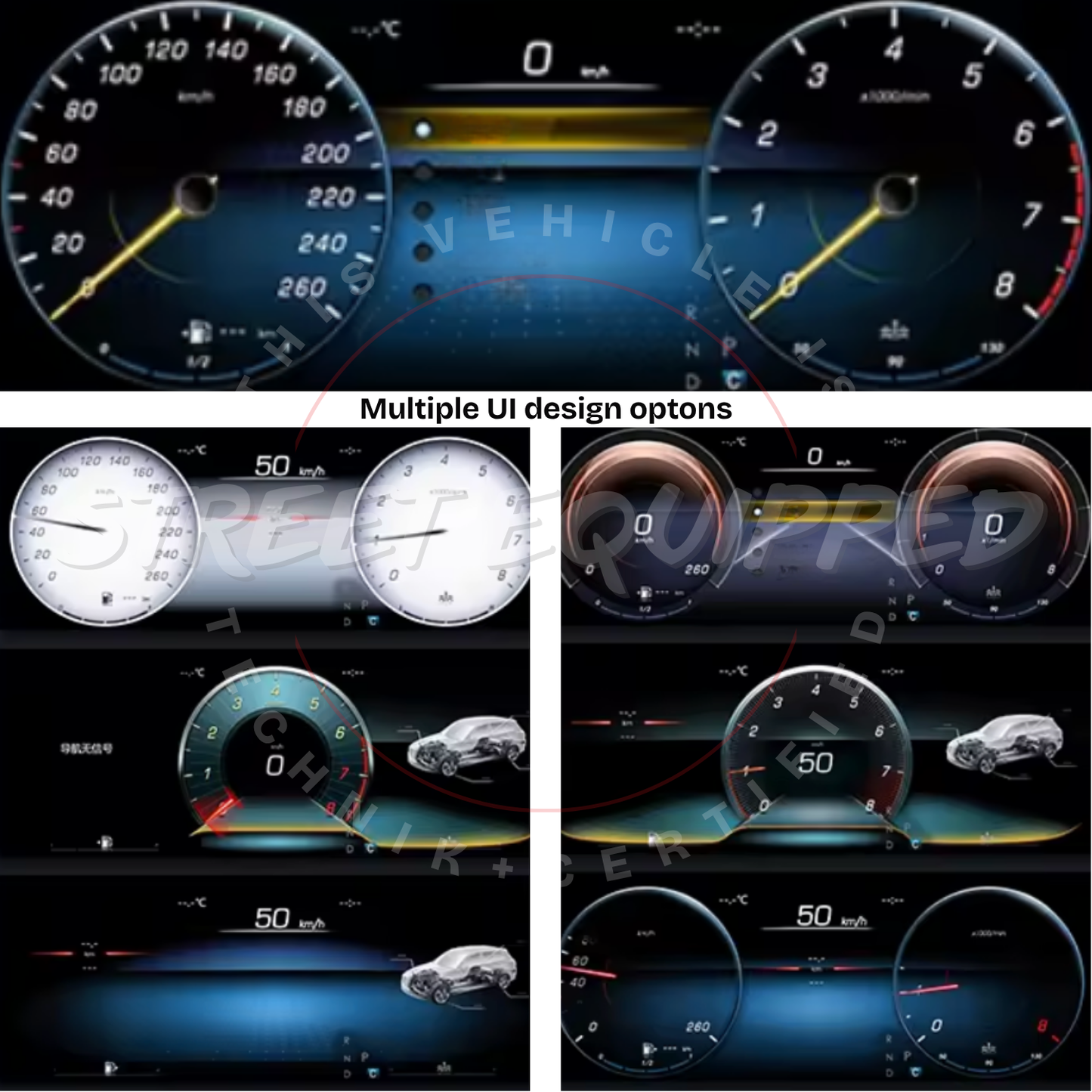 MB W205 C/GLC LCD Instrument Cluster
