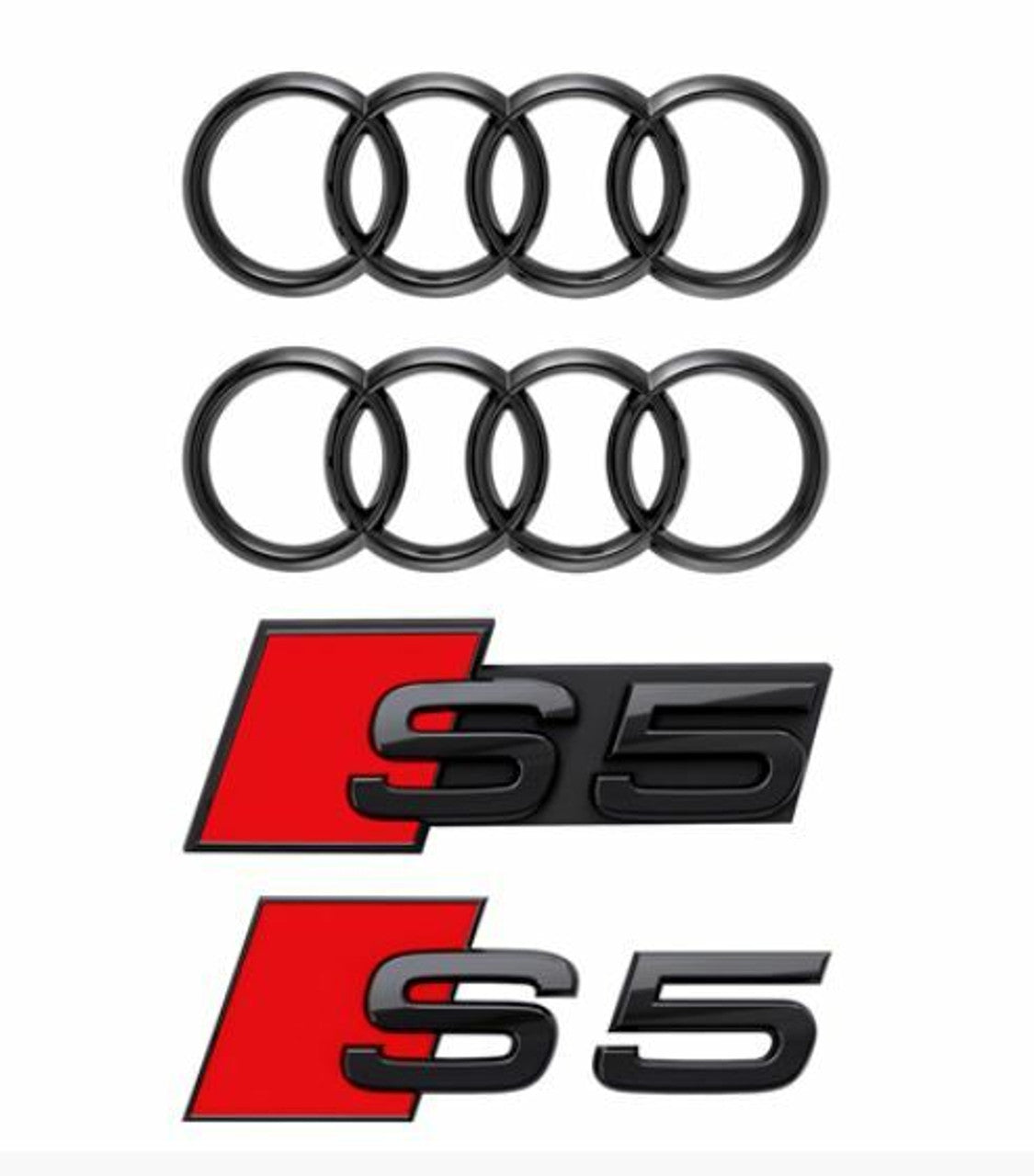 Audi trunk emblems